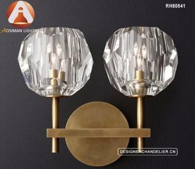 American Style Crystal Wall Sconce Lamp