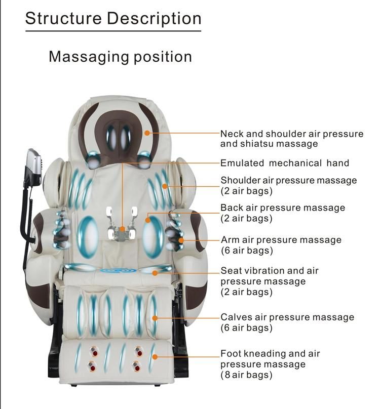 My-S029 Massager Products Multi Functional Electric Zero Gravity Cheap Massage Chair