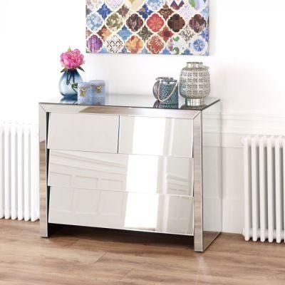 Modern Domestic Europe Style 3 Drawer Chest Mirror Cabinet