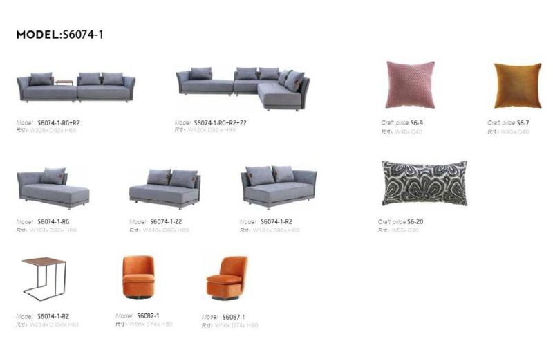 Hot Sale Livingroom Furniture Cheap Fabric Sofa