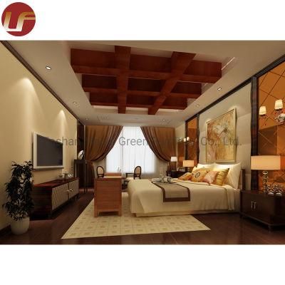 Luxury Hotel Bedroom Furniture with Solid Wood Chair