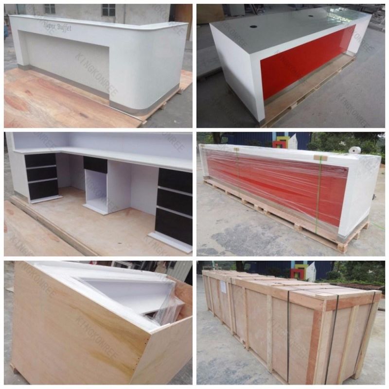 Customized Modern Furniture Solid Surface Office Desk 0522