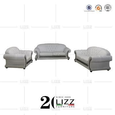 High End Modern Modular Couch Living Room Sofa Luxury Geniue Leather Home Sofa Set with Armrest