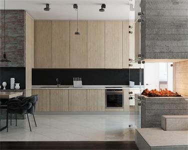 Contemporary Design High Pressure Practical Melamine Kitchen Cabinet Furniture