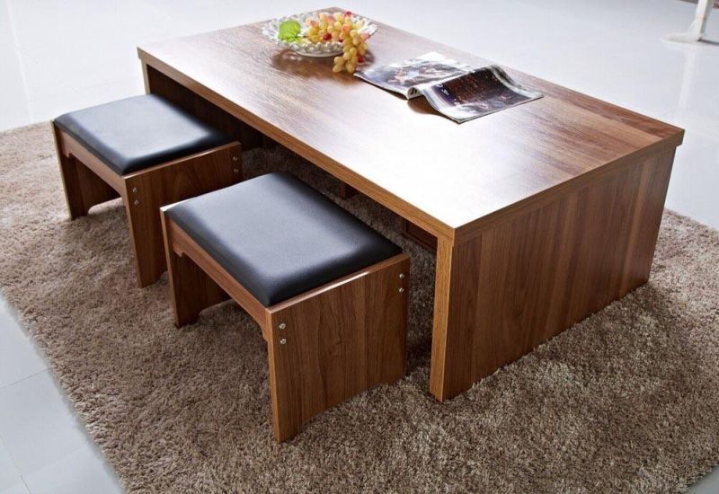 Living Room Melamine Board Material Coffee Table