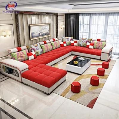 7 Seater Wholesale Italian Modern Luxury Sectional Lounge Corner Living Room Sofa