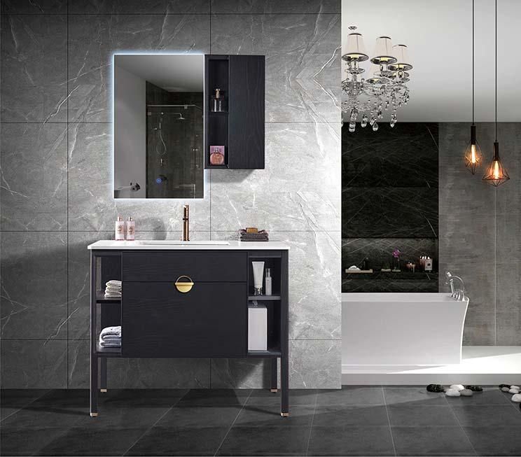 100cm European Luxury Products Including Mirror Cabinet and Bathroom Cabinet