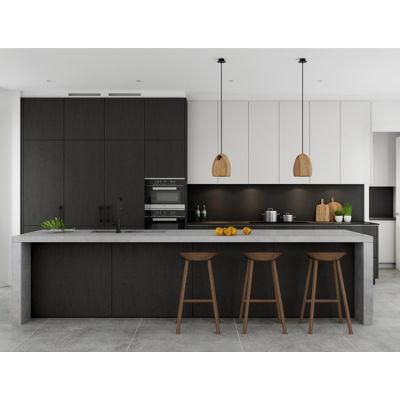 Customized Size Shaker Door Solid Wood Modular Kitchen Cabinets