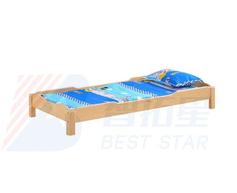 New Design Beech Wood Kids, Children School Bed for for Kindergarten and Preschool and Nursery School, Children Care Center, Day Care Center