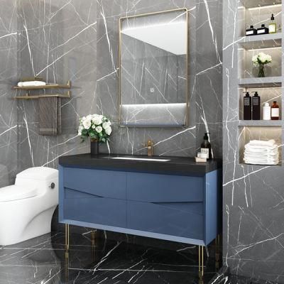 Light Luxury Rock Board Bathroom Vanity Combination Modern Minimalist Little Devil Vanity Washbasin Wash Basin Cabinet