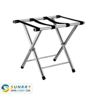 Professional Hotel Satinless Steel Folding Luggage Rack