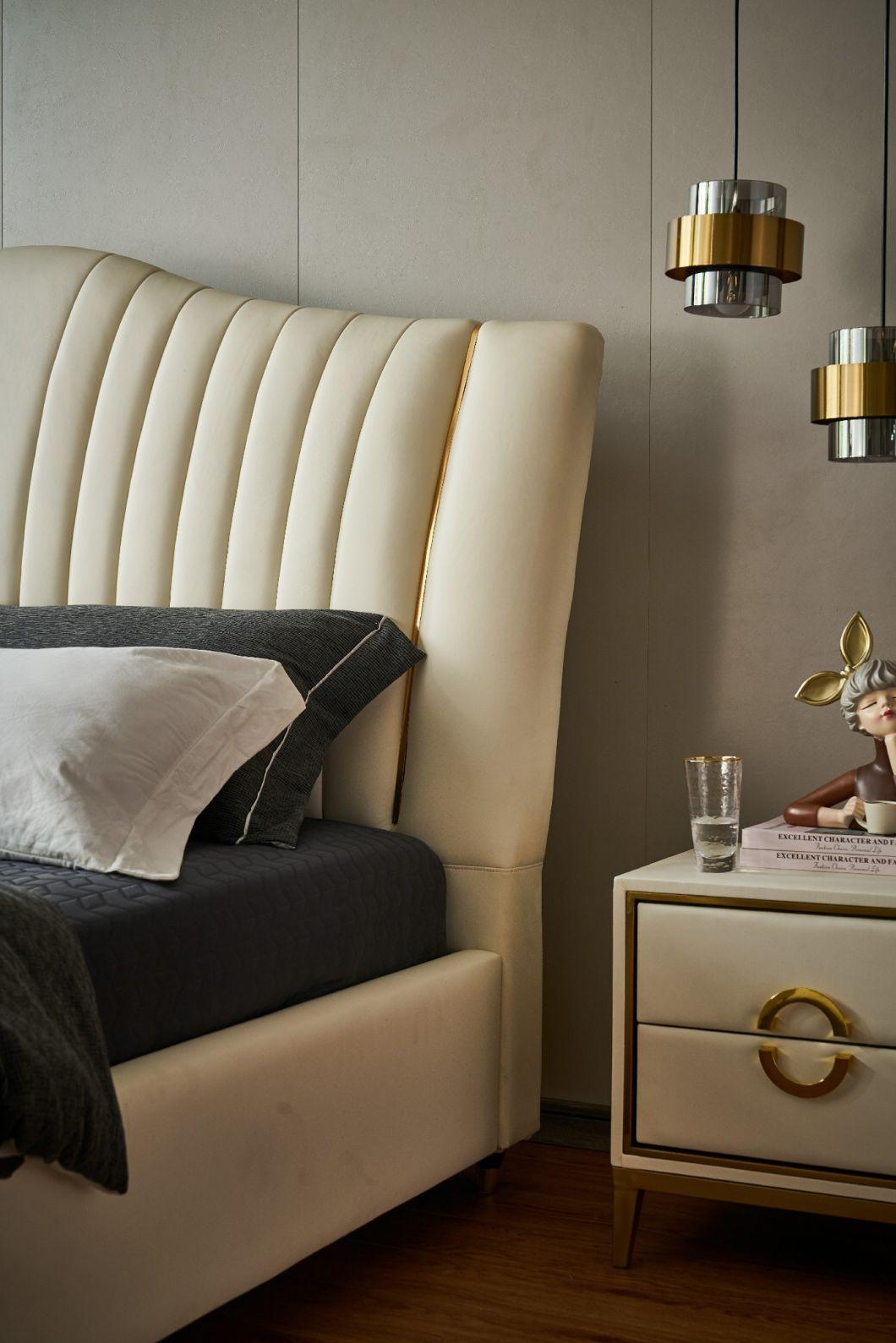 Luxury Home Furniture Set Modern Bedroom Furniture King Bed for Hotel a-Wf015