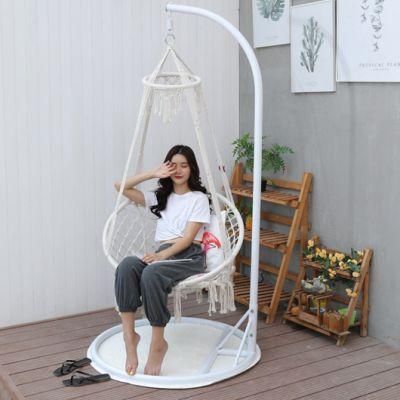 Modern Indoor Living Room Cotton Rope Hammock Bedroom Hanging Swing Chair