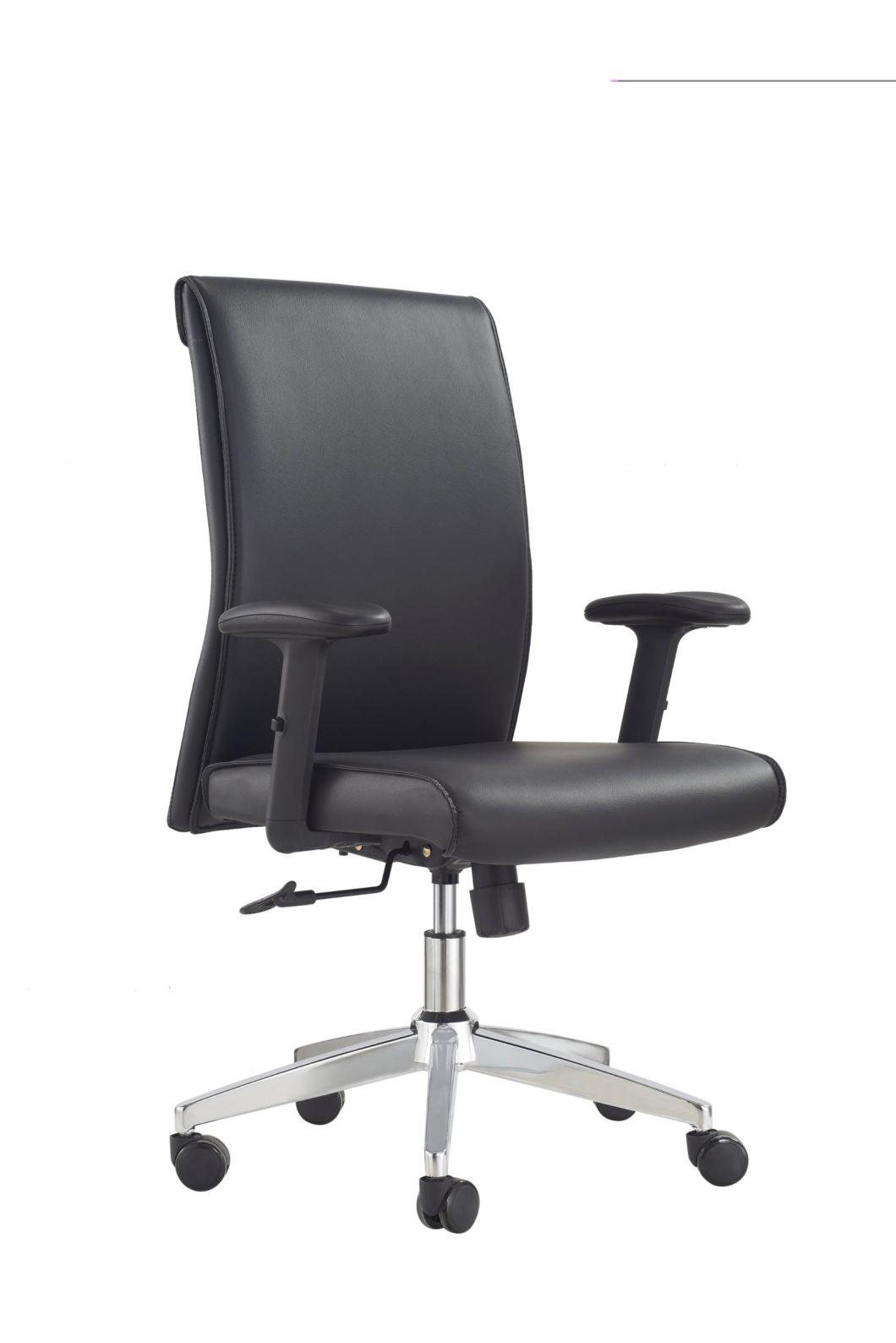 Modern Leather Meeting Furniture Adjustable Armrest CEO Boss Ergonomic Swivel Office Executive Chair