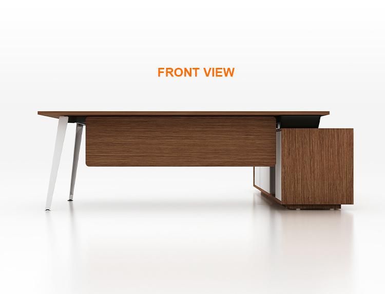 Modern L Shape Complete Executive Desk Office Furniture Set for Manager Table