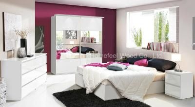 Modern Bedroom Furniture in White High Gloss (HF-EY003)
