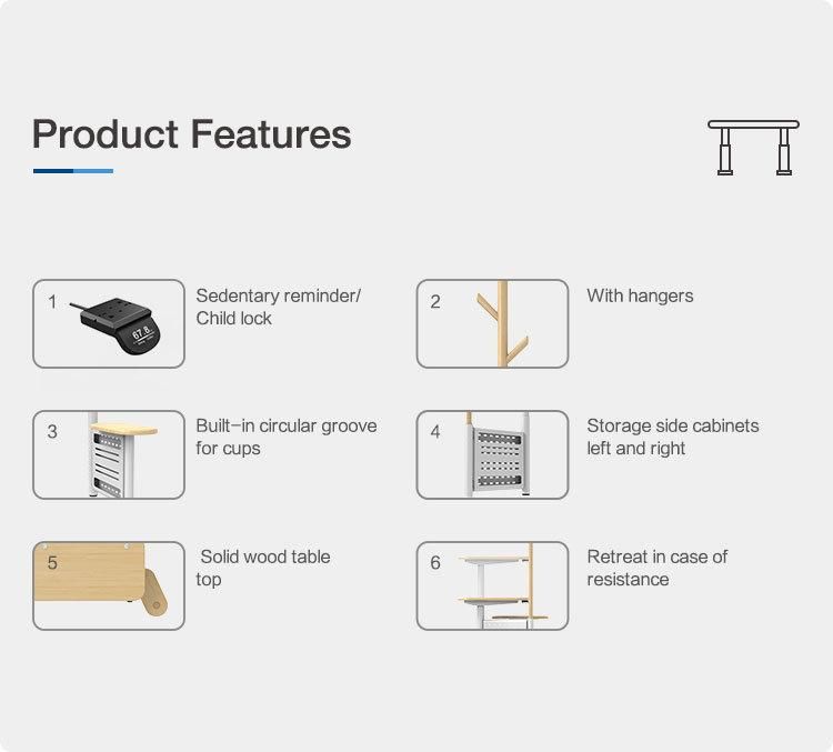 High Quality Made in China Modern Design Furniture Youjia-Series Standing Desk