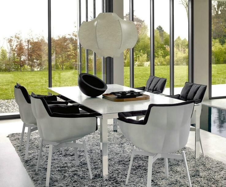 Modern Rotating Husk Dining Chair Hotel Designer Restaurant Luxury Swivel Muscle Chair Furniture