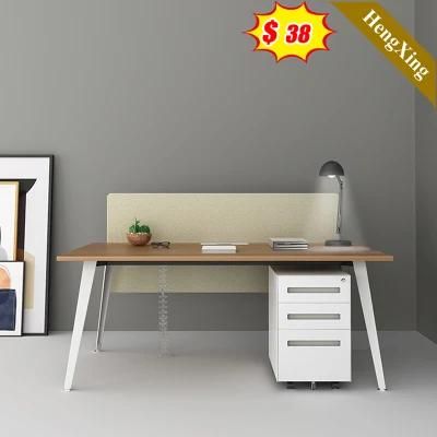 Metal Home Office Furniture Drawingcomputer Drawers Cabinets Wooden Top Office Table Desk