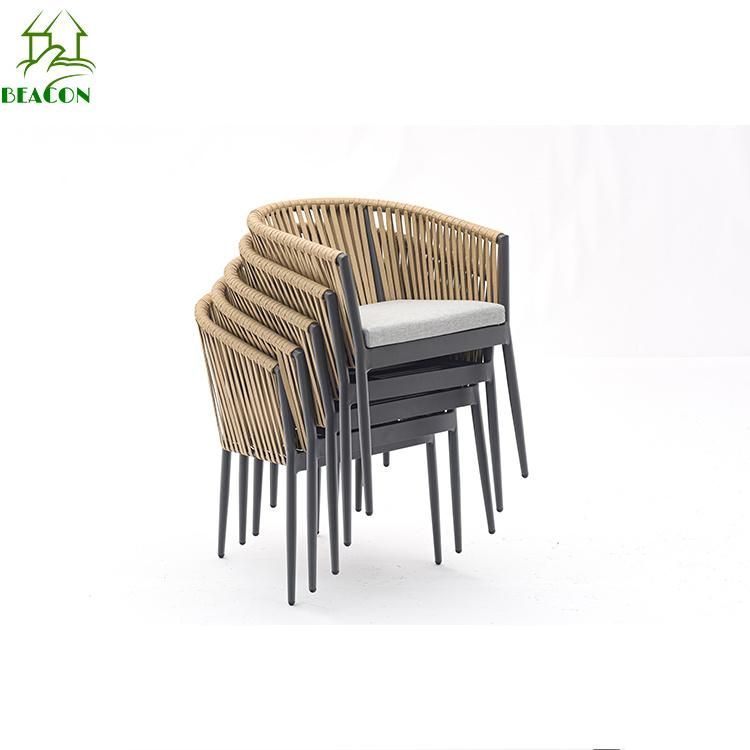 Modern High Quality Outdoor Patio Furniture Set Aluminum Garden Webbing Chair