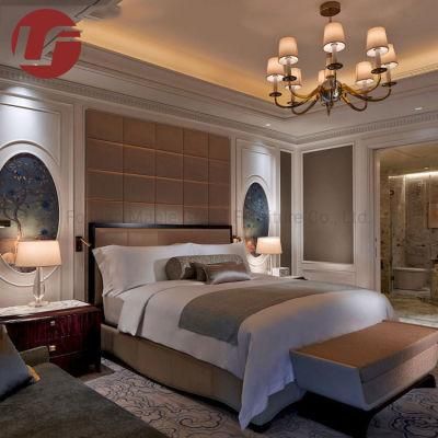 Luxury Bedroom Design for Hotel Furniture with Wardrobe