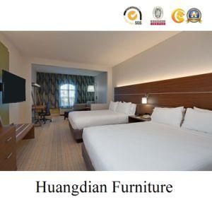 Customized Holiday Inn Simple Design Solid Wood Hotel Bedroom Furniture (HD1003)