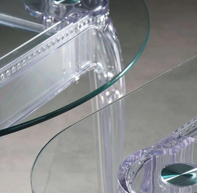 Transparent Hot Sale Modern Square Acrylic Coffee Tea Side Table