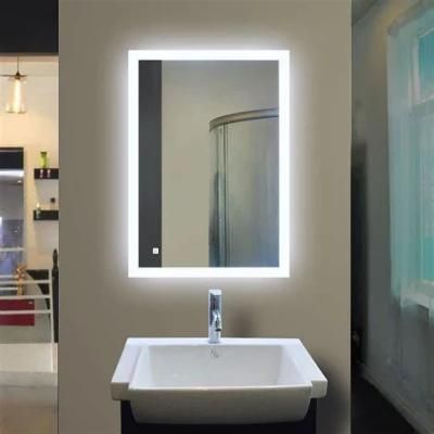 Rectangle Wall Mounted Fog Free Bathroom LED Mirror