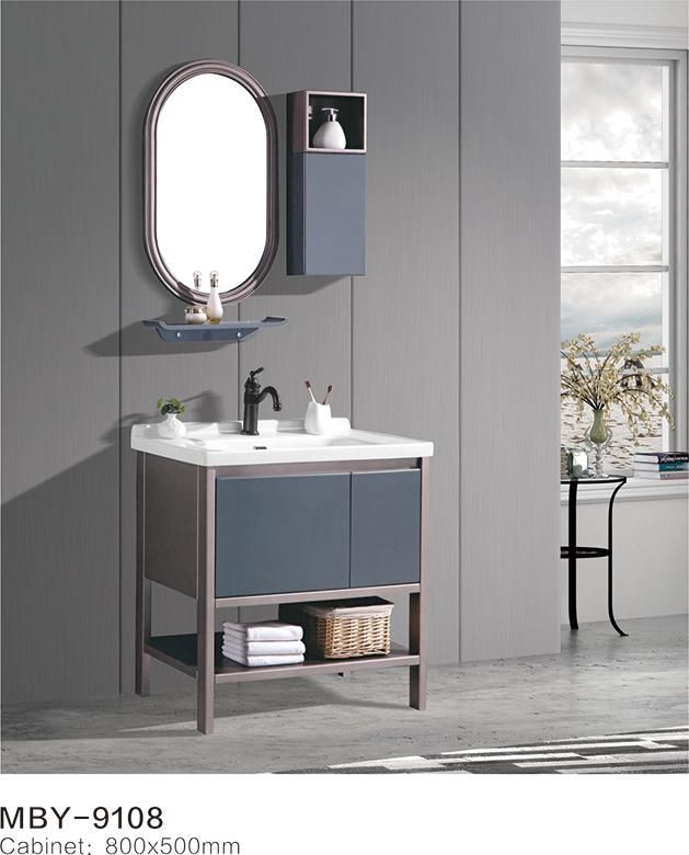 PVC Paint Free Wall Mounted Type Bath Bathroom Cabinet Vanity