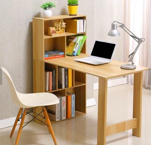 Good Quality Warm White Color Wooden Laptop Computer Table Design
