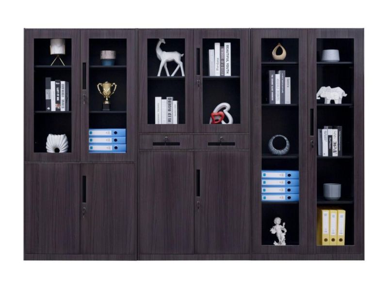 Modern Simple 2 Door Office Storage Furniture Steel Transfer Printing Metal File Cabinet with Lock