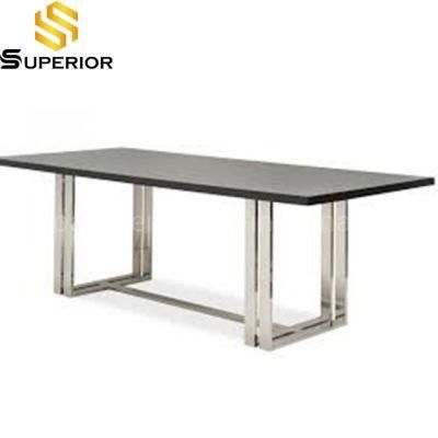 Modern Dining Room Furniture 8 Seater MDF Top Dining Table