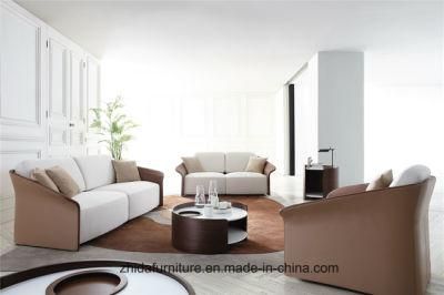 Europe Italian Living Room Genuine Leather Modern Sofa