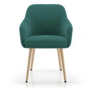 Modern Wooden Fabric Leisure Home Office Hotel Garden Outdoor Bedroom Furniture Sofa Chair for Living Room and Dining Room