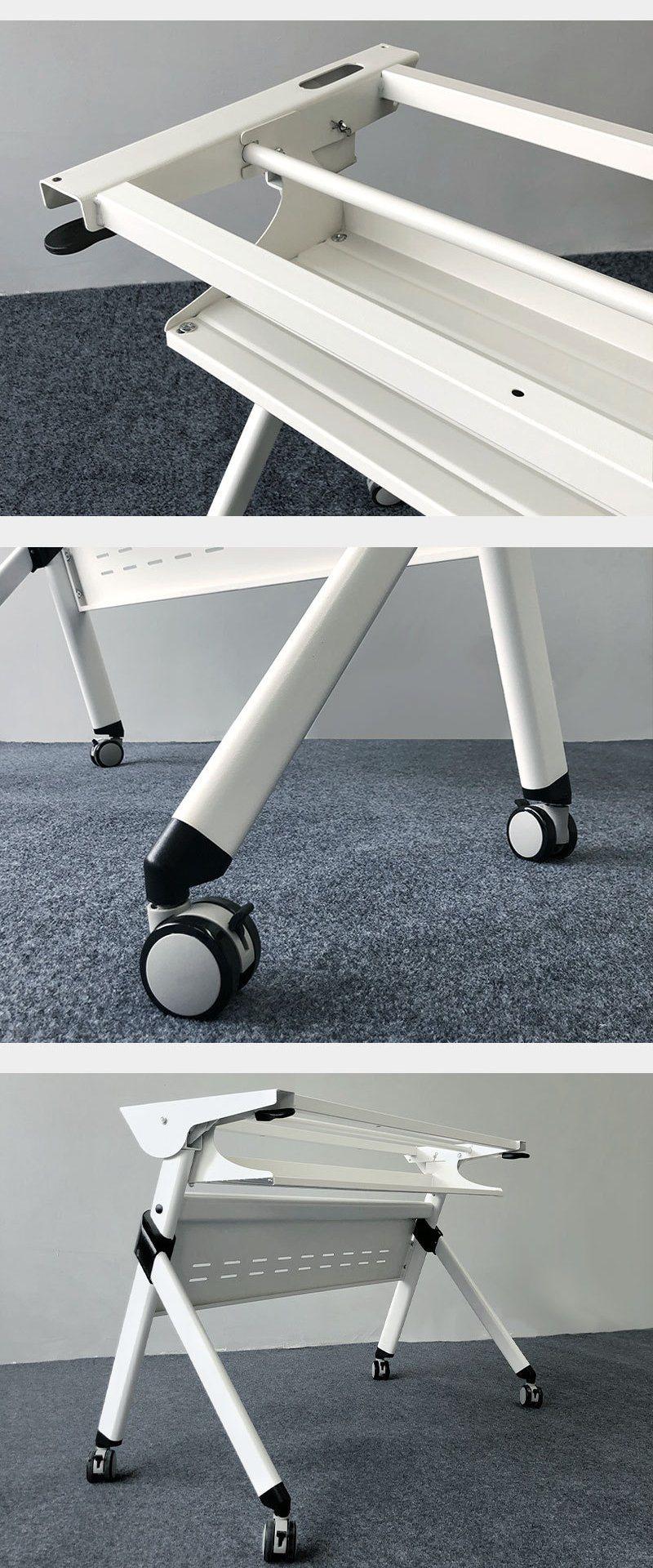 Elites New Hot Sale Modern Two Legs Movable Professional School Meeting Desk Office Meeting Desk
