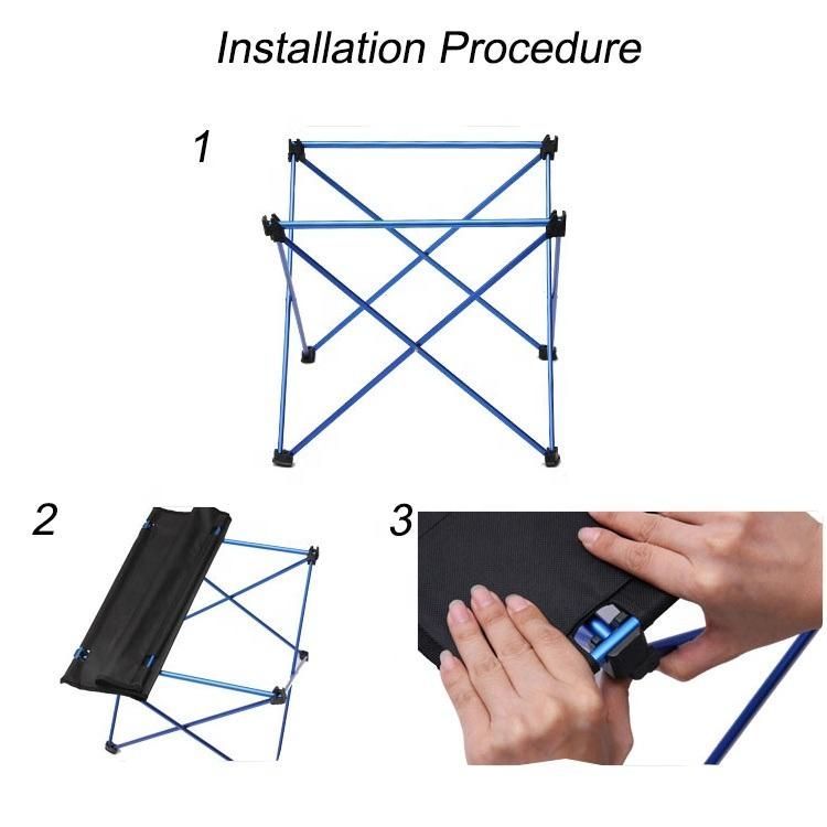 Portable Lightweight Mini Aluminum Hiking Table