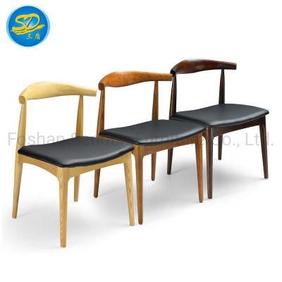 Wood Imitated Grain Design Metal Furniture for Dining Restaurant Use