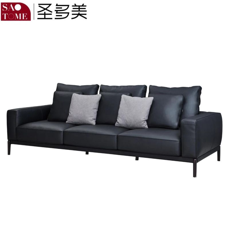 Fabric Non Inflatable Carton Packed Single Living Room Sofa Set