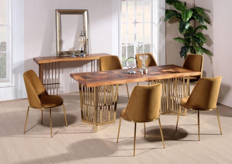 Dining Chairs for Kitchen Side Chairs Velvet Upholstered Dining Chair with Metal Legs Chairs