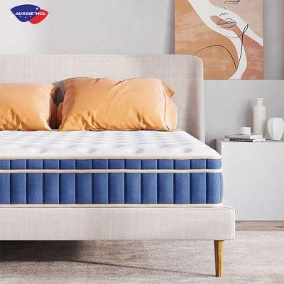 Wholesale Quality King Double Mattresses Luxury Sleep Well Single Full High Density Swirl Memory Gel Rebonded Foam Mattress