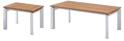 Metal Leg Modern Square Coffee Table Coffee Desk Office Furniture (M-F1802)