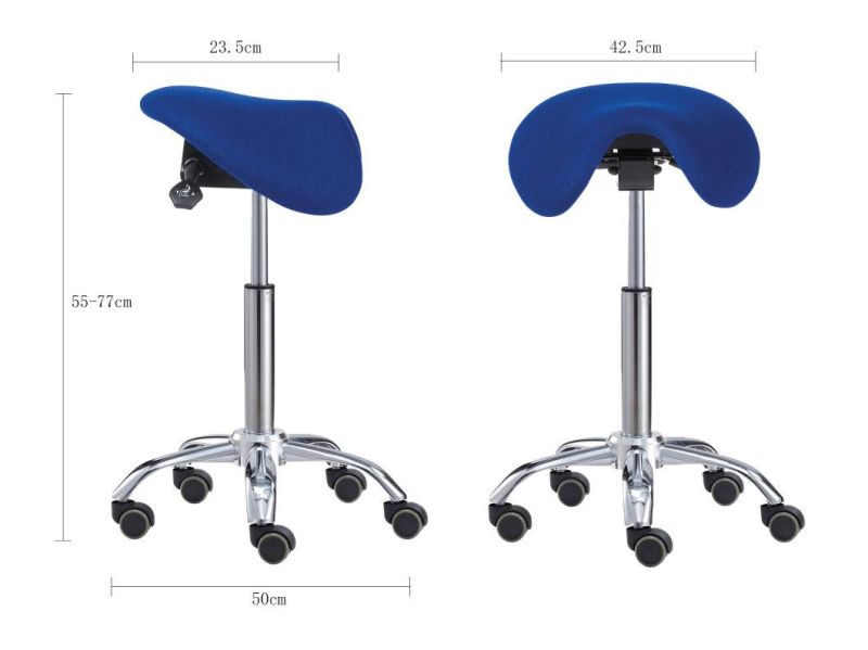 Tilt Saddle Seat Stool Office Corret Posture Adjutable Chair