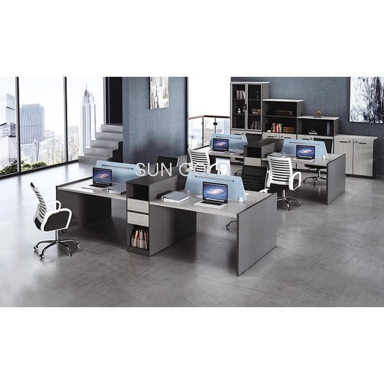 Sz-Wsr73 Modern Office Furniture 4 Seater Office Workstation Cubicle Desk