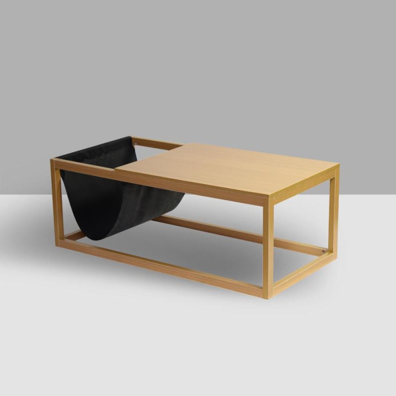 Popular Wooden Design Living Room Furniture Crystal Coffee Furniture Sofa Table