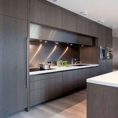 Kitchen Cabinet with Pretcut Grainite Countertops