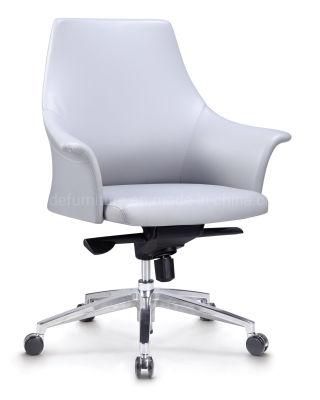Zode Executive Modern Design Comfortable MID Back PU Leather Reception Meeting Swivel Reclining Tilting Conference Task Office Desk Chair