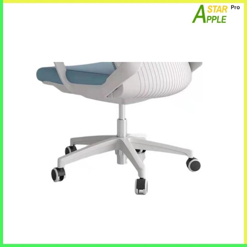 Elegant White Furniture as-B2122wh Computer Chair with Fabric on Armrest