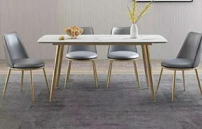Gold Leisure Center Chair China Popular High Quality Luxury Modern Dining Table