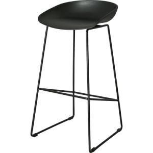 Modern Design Style Simple Metal Leg Dining Chair for Garden Home Cafe Hotel Office