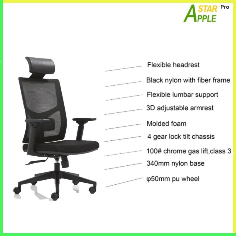 Computer Parts Wholesale Market Folding Chairs PU Leather Headrest as-C2076 Executive Mesh Ergonomic Game Office Chair